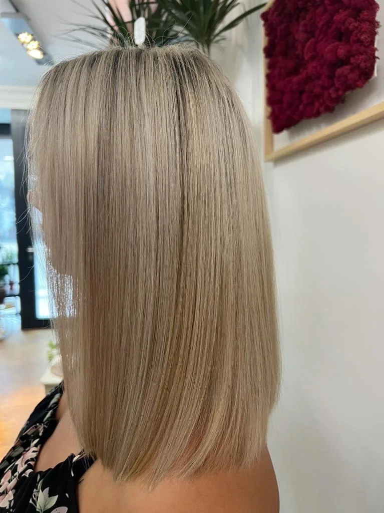 Blonde Balayage — natürlicher Verlauf